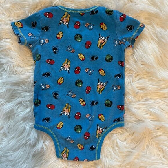 Marvel Superhero Onesie Blue | SZ 18M - Picture 2 of 7